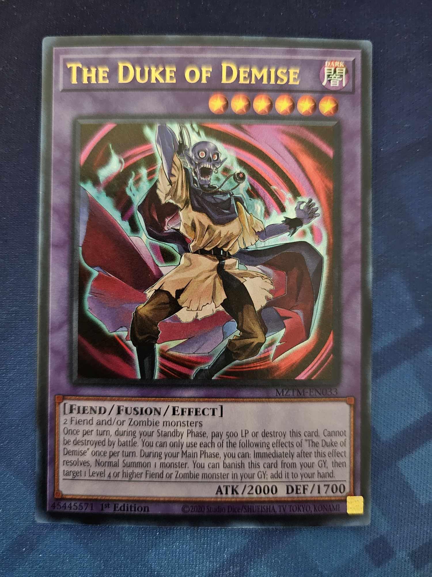 Amazon.com: The Duke of Demise - MZTM-EN033 - Ultra Rare