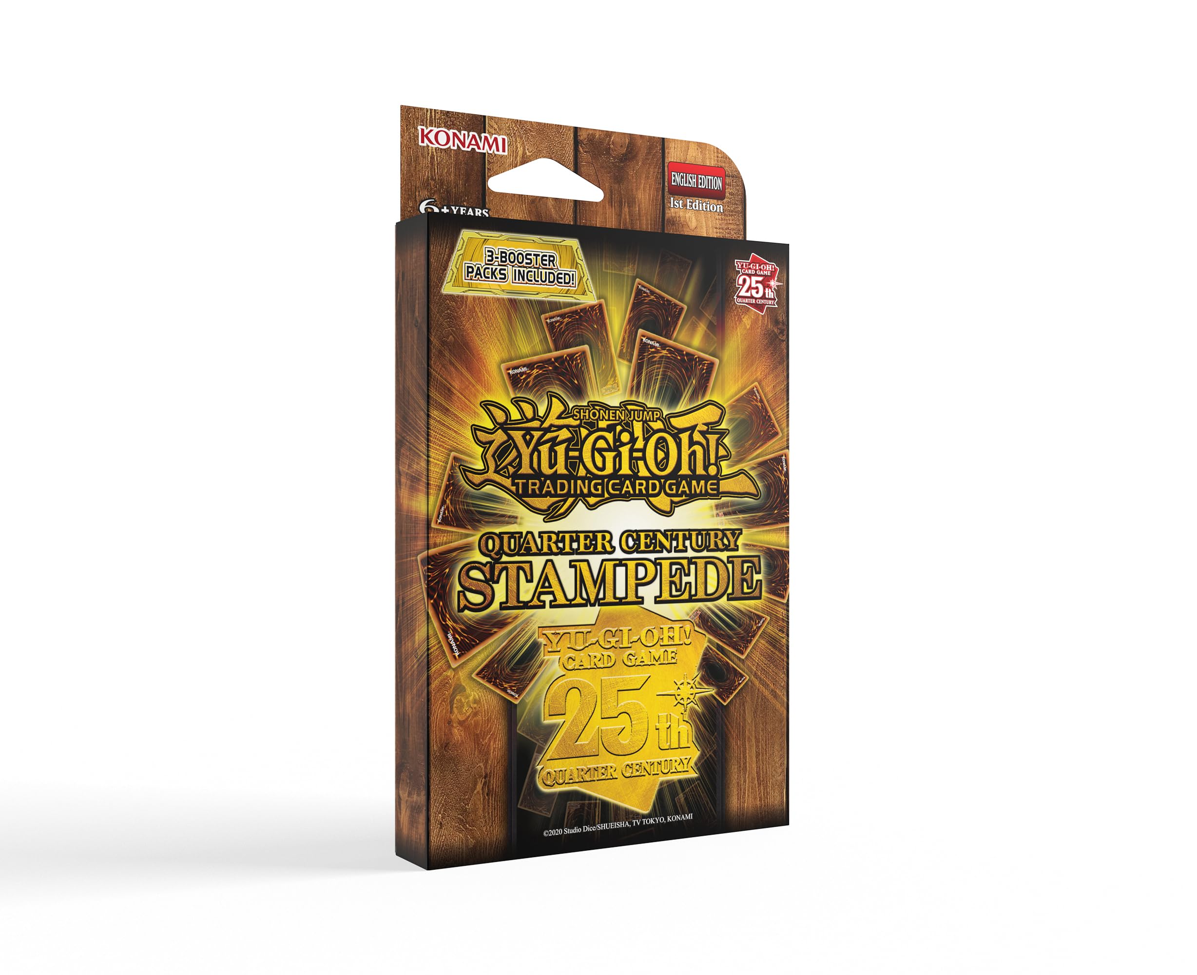 遊戯王 QUARTERCENTURYARTCOLLECTION 3BOX Yu-Gi-Oh! Quarter Century Stampede 3- Pack Booster : Amazon.co.uk