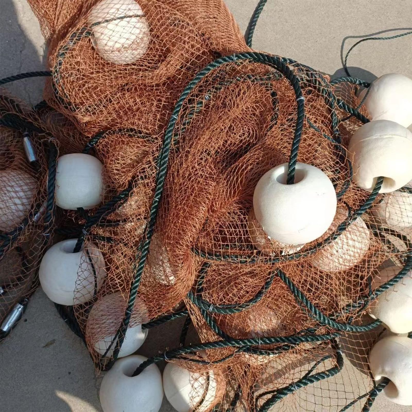 Siatka wędkarska – siatka do przeciągania i skrzeli o rozmiarze 2 cm, trwały materiał żyłki do opon, dostępna w długościach 10/20/30 m do łowienia ryb i łapania pułapek