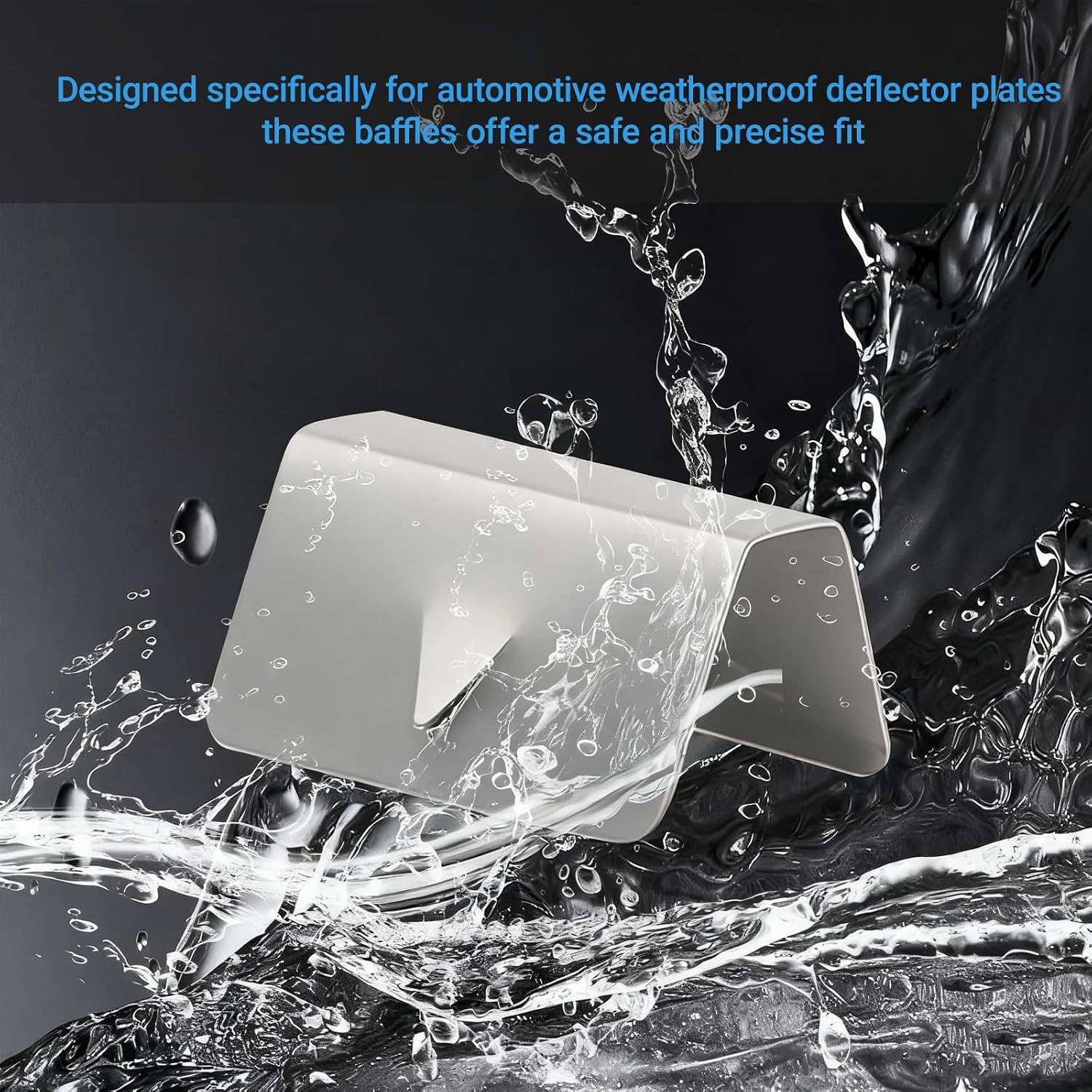 Wind Deflector Clips, 16PCS Stainless Steel Window Rain Guards Clips in Channel Deflectors Fitting Fixing Retaining Replacement Clip, Compatible with HEKO G3 Sned