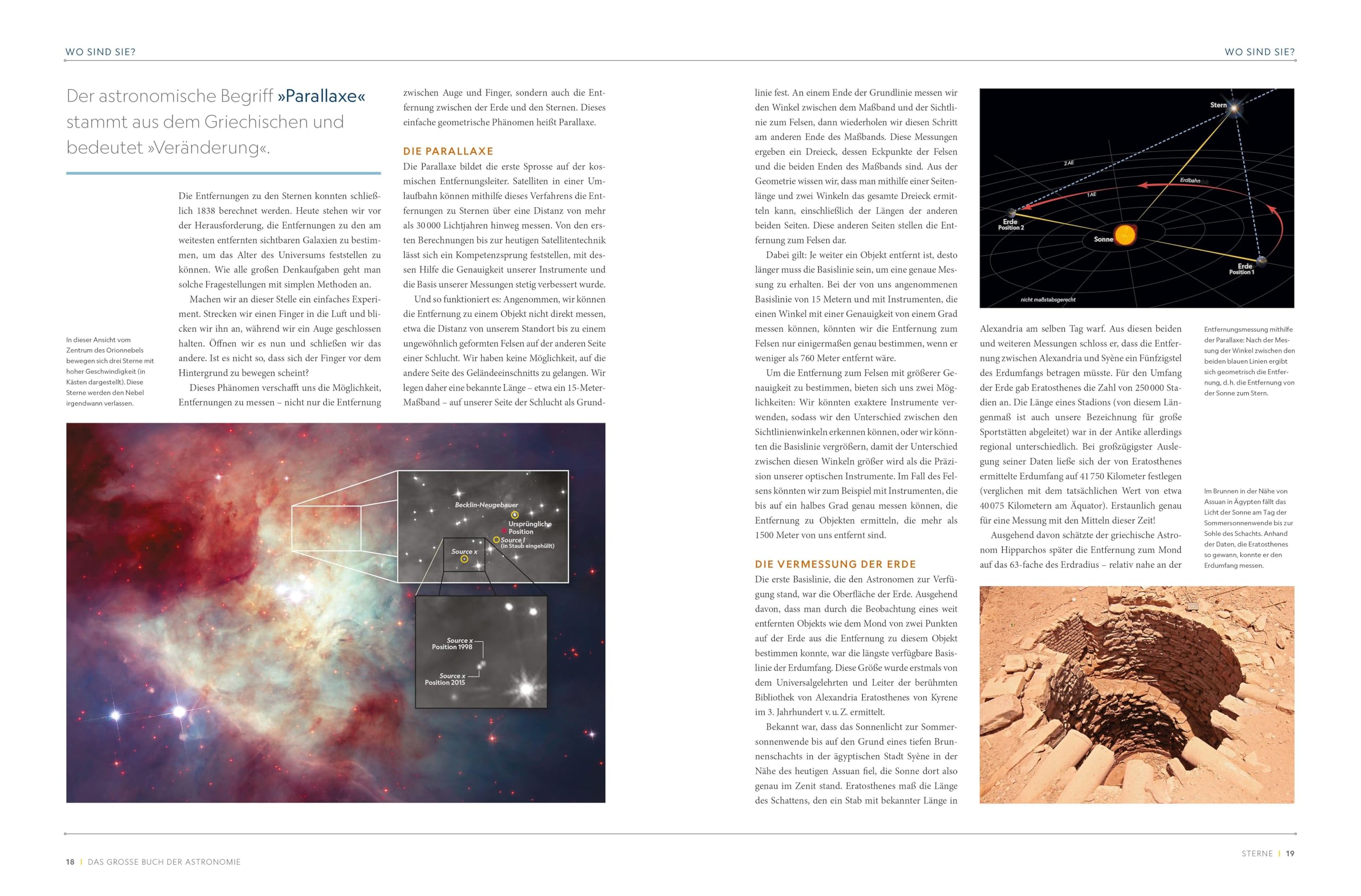 Das große Buch der Astronomie: Der ultimative Atlas mit mehr als 200 Karten, Tabellen und Diagrammen