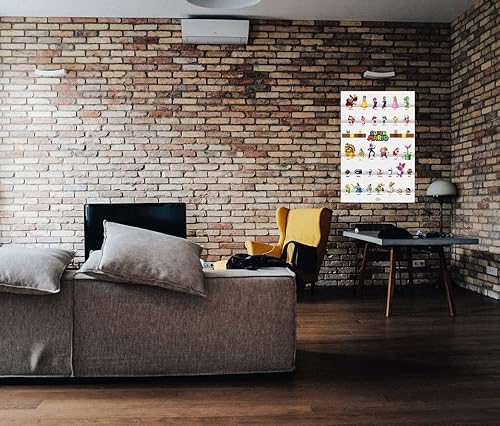 Miniatura 6 de Super Mario - Póster de videojuegos (Desfile de personajes - todos los personajes) (tamaño 24 x 36 pulgadas)