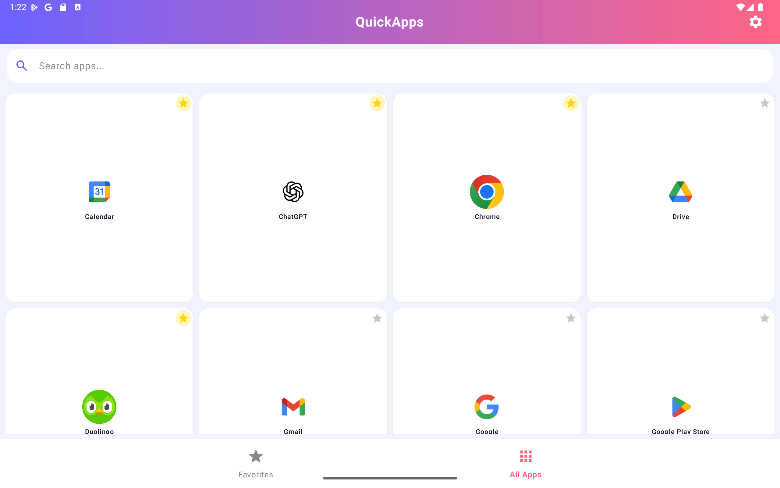 QuickApps: App Launcher & Organizer - App on Amazon Appstore
