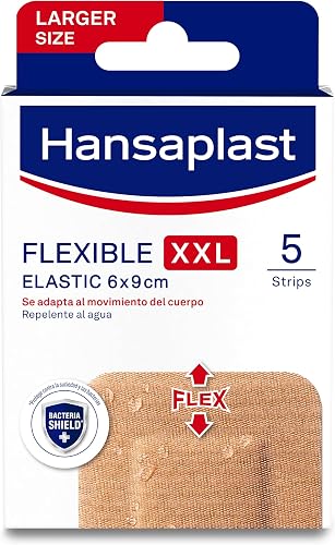 Hansaplast FLEXIBLE XXL Wasserfeste Pflaster Selbsthaftende Pflaster Große Selbs