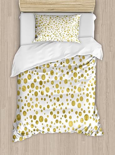 Miniatura 12 de Ambesonne - Funda de edredón multicolor disponible en tres tamaños y en diferentes colores, Tela, Beige, King