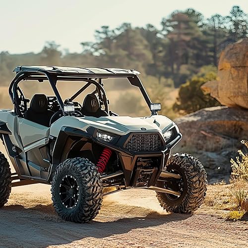 Vista 17 de Nilight - Cápsulas luces LED amarillo, 2 piezas 4 pulgadas, triple fila, 60 W, combo punto inundación, luz antiniebla conducción, arnés cableado 16