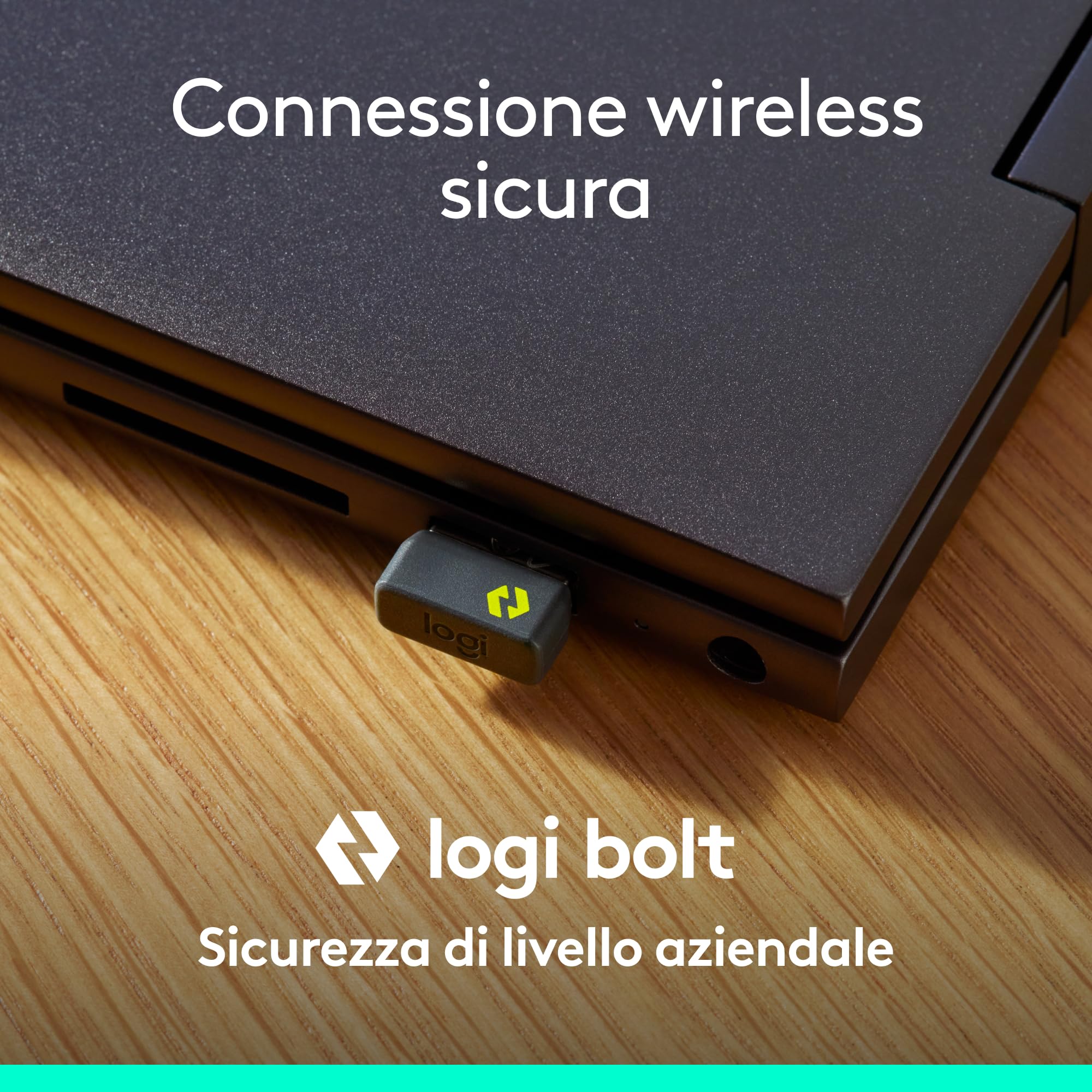 Logitech ERGO M575 Trackball wireless for Business - Controllo facile con il pollice, design ergonomico, Logi Bolt sicuro, Bluetooth, certificazione globale, Windows/Mac/Chrome/Linux - Graphite
