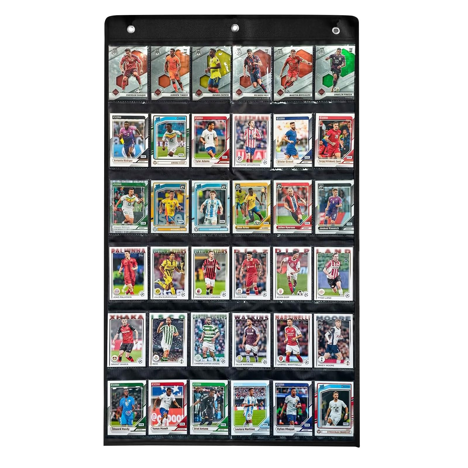Glamoreal 36 Card Pack, PET Display Cases Specifically for Baseball, Soccer, and Basketball Cards – Sports Card Holders – Wall Display Case for Soccer and Basketball Trading Cards