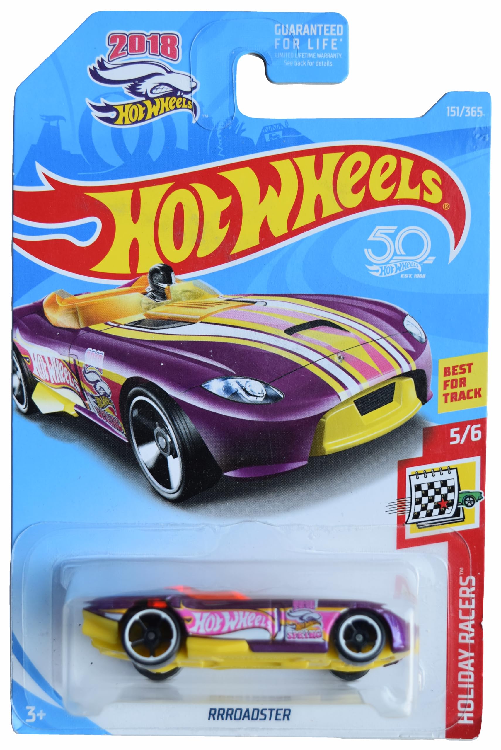 Amazon.com: Hot Wheels Rrroadster, Holiday Racers 5/6 [Purple] 151