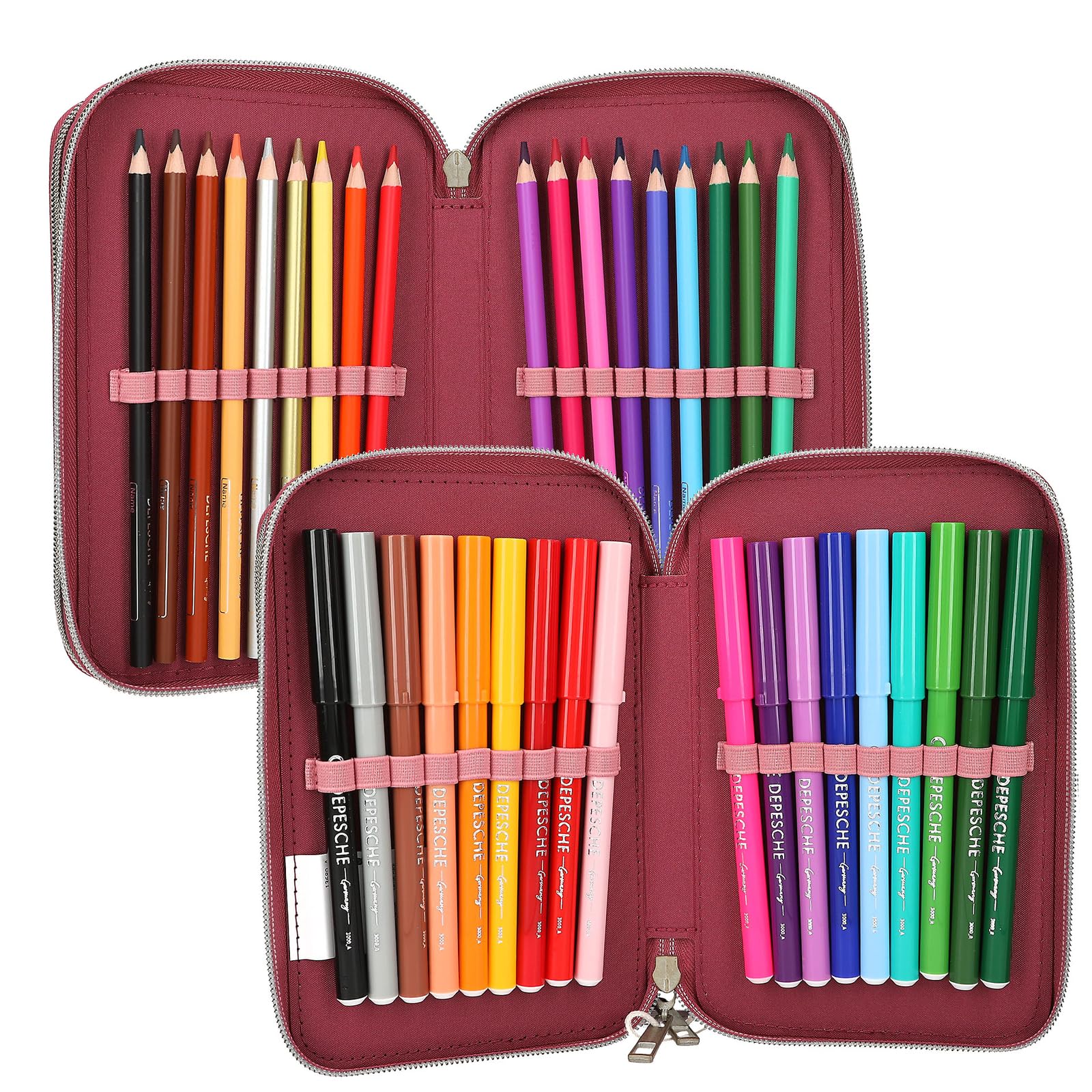 CERDÁ LIFE'S LITTLE MOMENTS Eva LOL - Set di cancelleria scolastica completo per ragazze con matite colorate, pennarelli e accessori scolastici