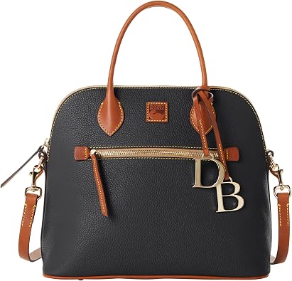 Dooney & Bourke Satchel Bag for Women, Leather Handbag with Crossbody Strap