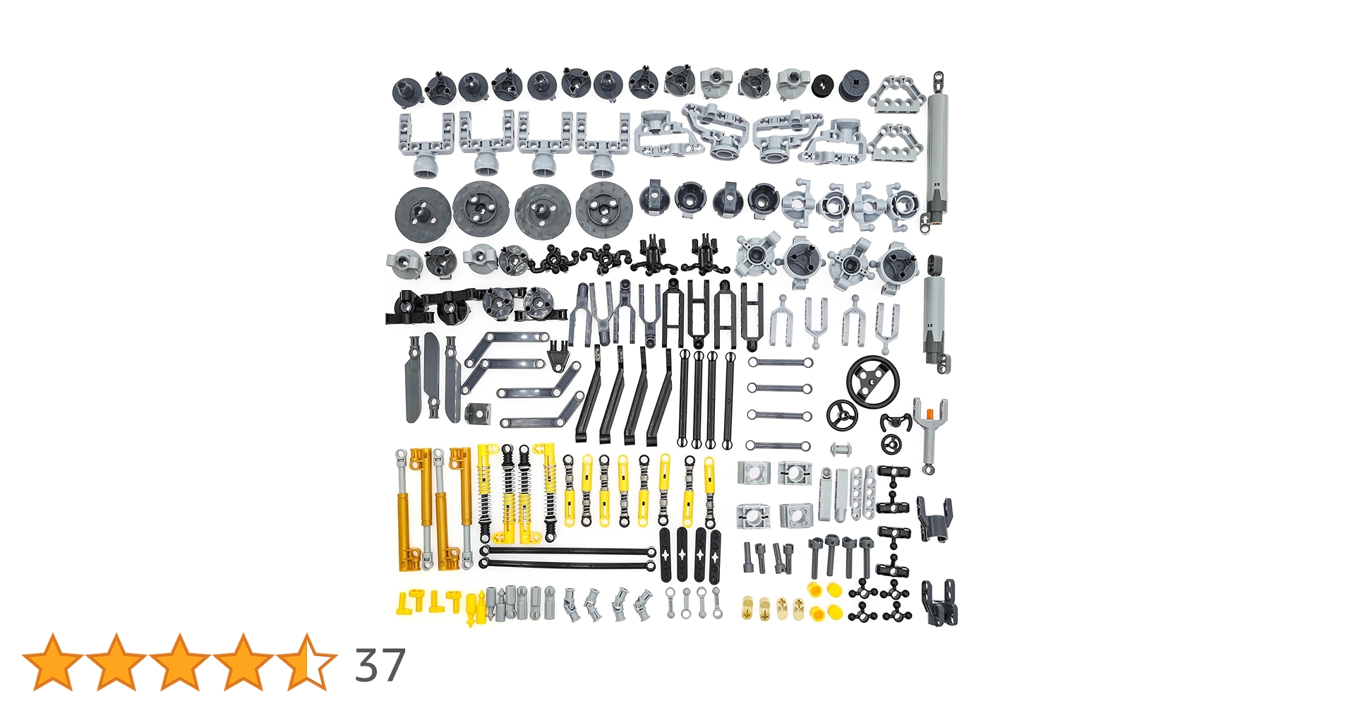 Habow 169pcs technica-Parts Axle-Pin-Connector, Wheels Link Chain