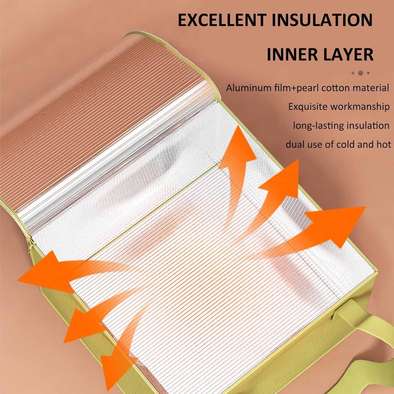 Home Bread Proofing Box, Temperature Control Fermentation Bag with 30 * 30cm Heating Pad and Intelligent Timing, Aluminum Film + Pearl Cotton Material for Making BRE,Pink