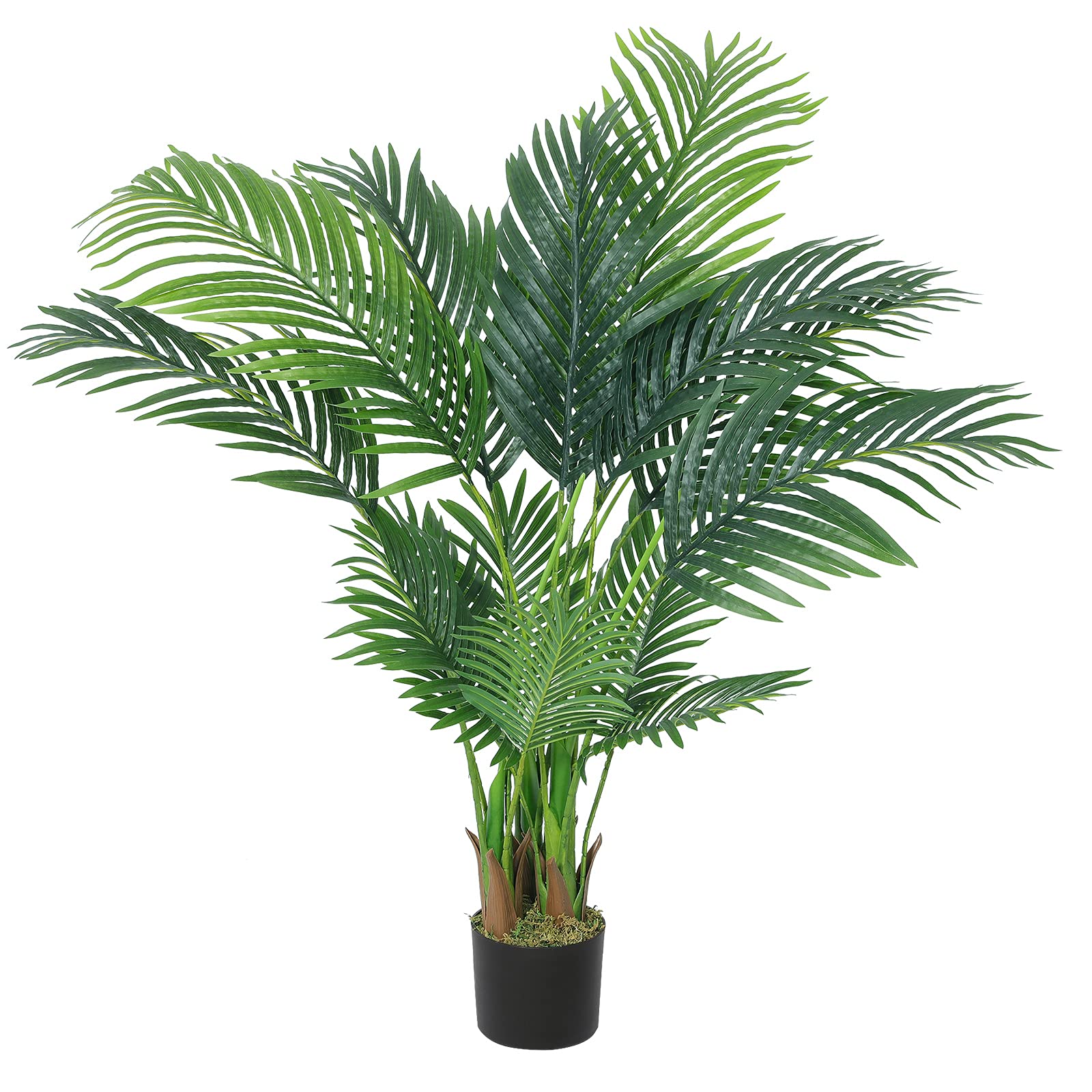 Buy VIAGDO Artificial Kentia Palm Tree 4ft Tall Fake Palm Tree Decor