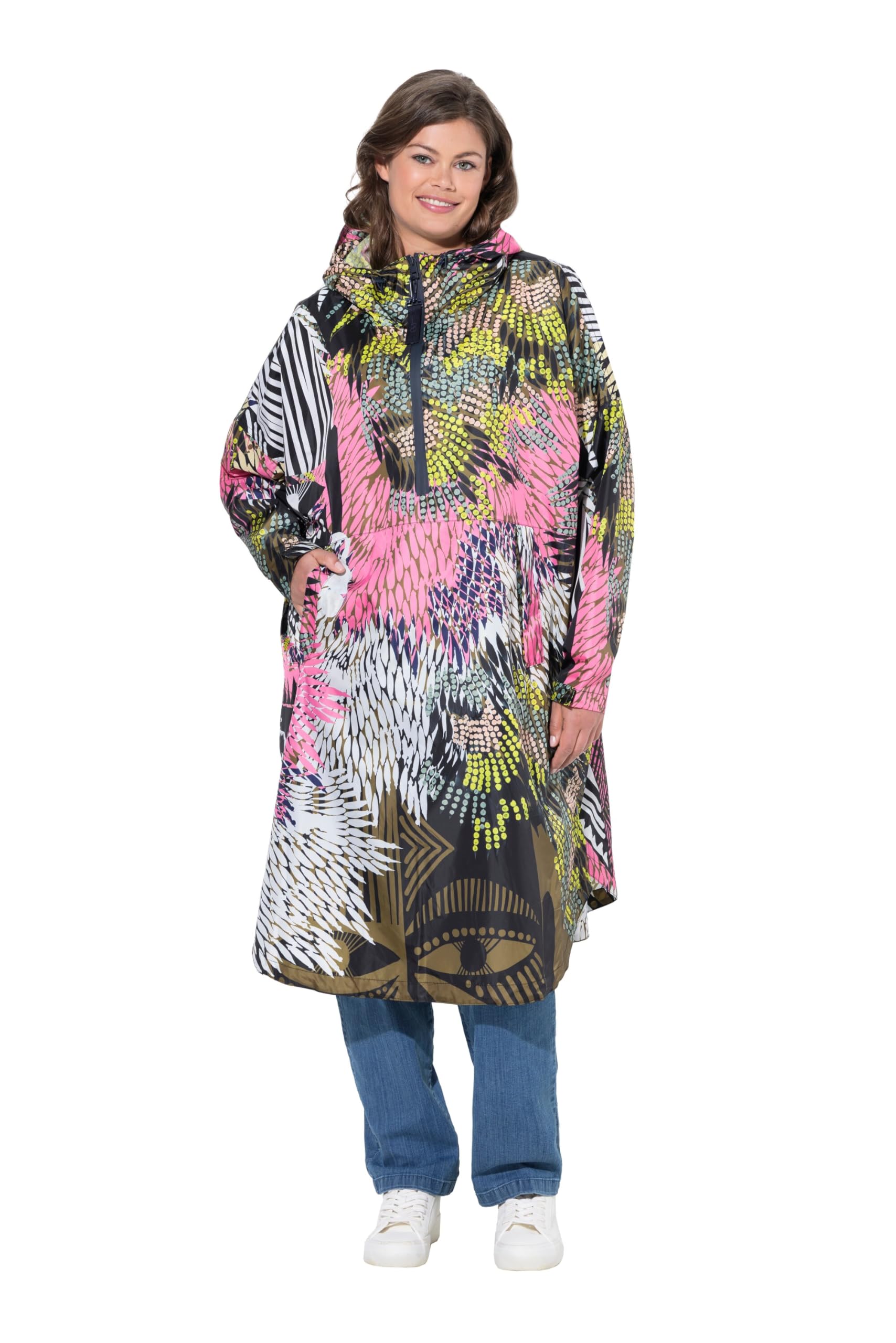 Laurasøn Funktions-Regencape, Unisex, Print, Kapuze 842966