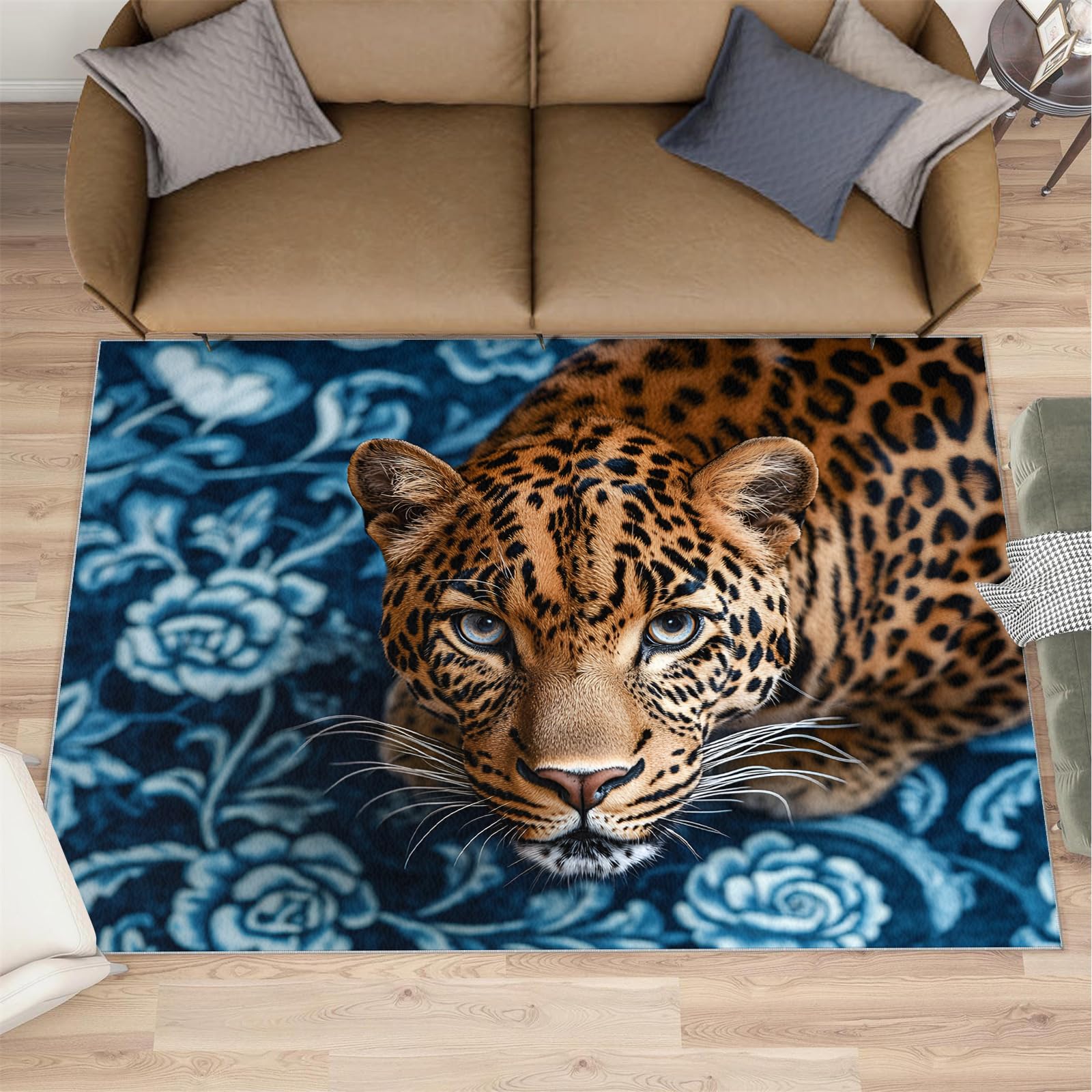 Amazon.com: Leopard Print Rugs for Bedroom 6' x 8' Rug Wild Animal