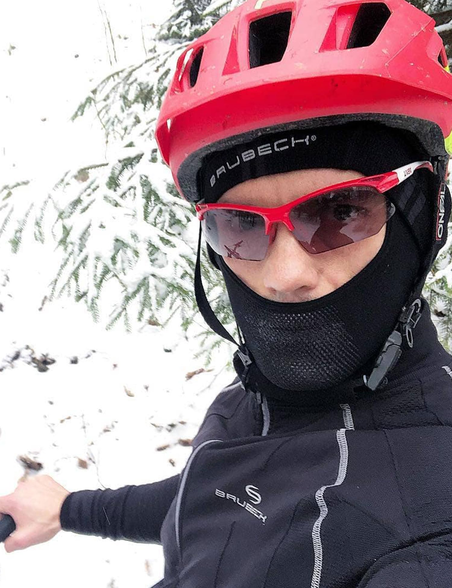 BRUBECK Kominiarki dla mężczyzn chłodziarka motocyklowa maska na całą twarz z efektem chłodzenia kominiarka damska kominiarka rowerowa motocykl kominiarka maska narciarska wkładka do kasku