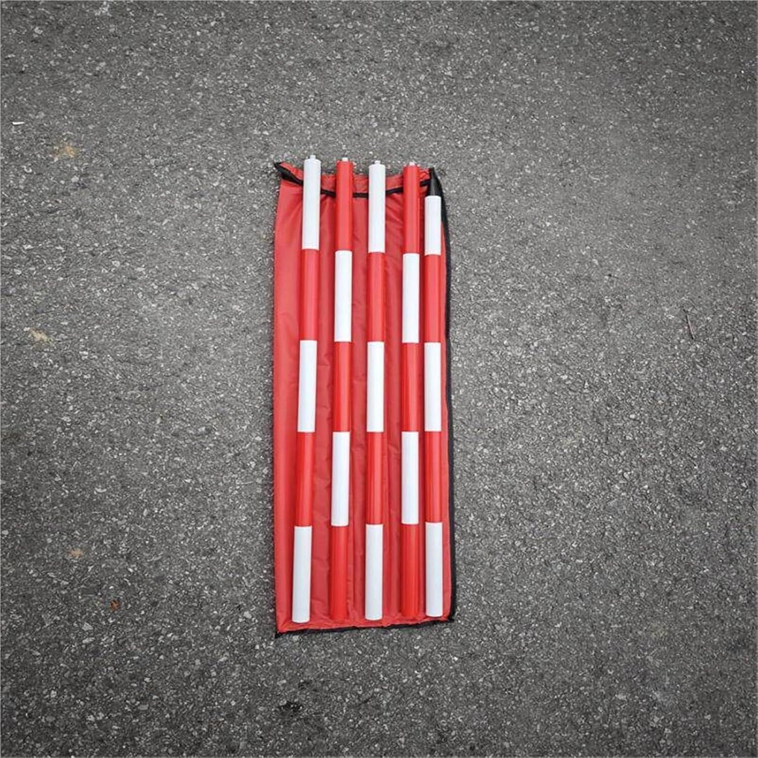 Asta di rilevamento in alluminio resistente for il livellamento di rilevamento della stazione totale(9.8ft/3m)