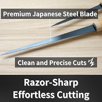 RANSHOU Japanese Pull Saw Woodworking Small Keyhole Saw 7-7