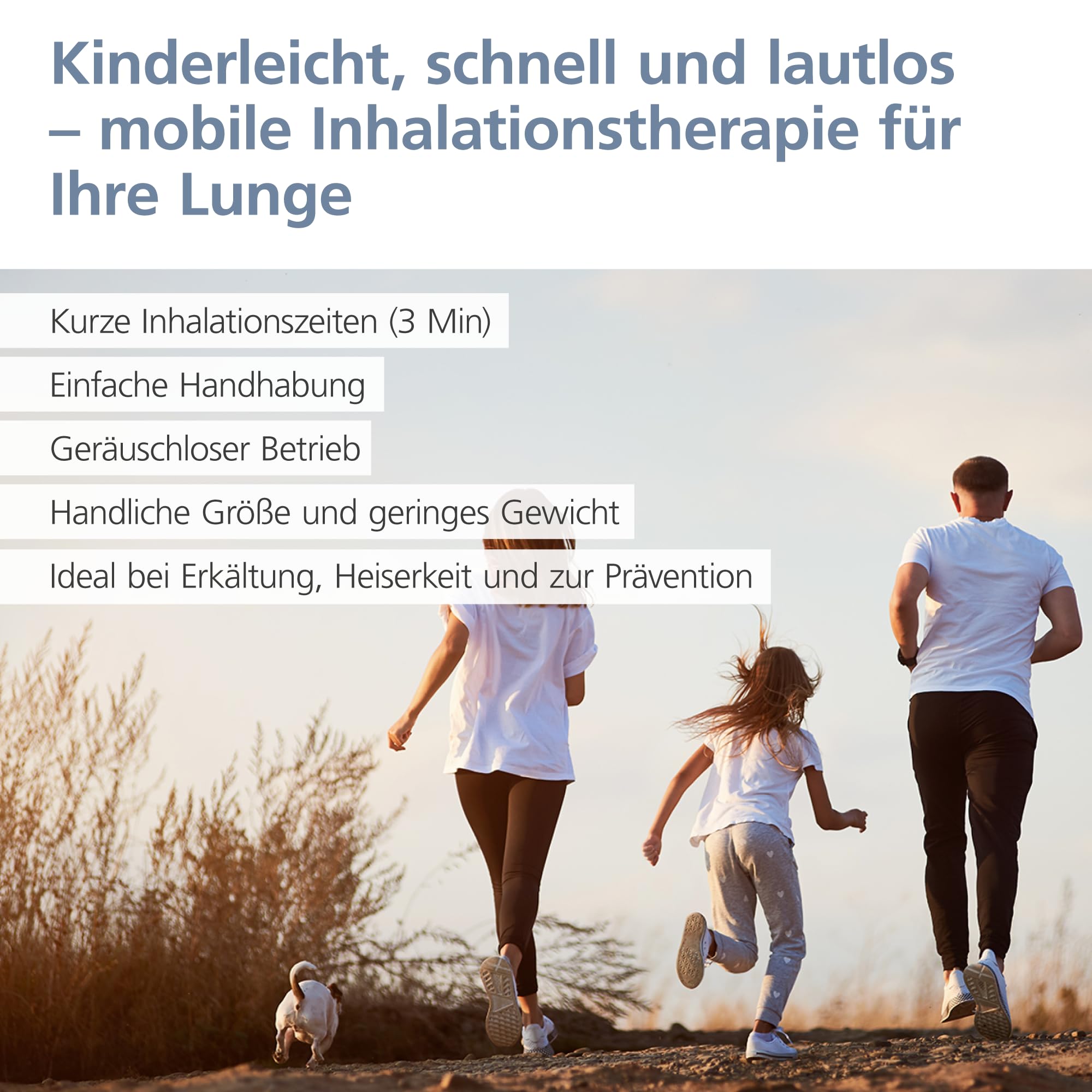 PARI BOY® free – Mobiles Inhalationsgerät für die ganze Familie | "inkl. tragbarem Membranvernebler, PARI SMARTMASK Baby, Mundstück, Steckernetzteil, Membranreinigungshilfe und Tragetasche"
