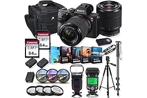 Sony a7 III Mirrorless Digital SLR Camera with 28-70mm Lens Kit and Photo/Video Software