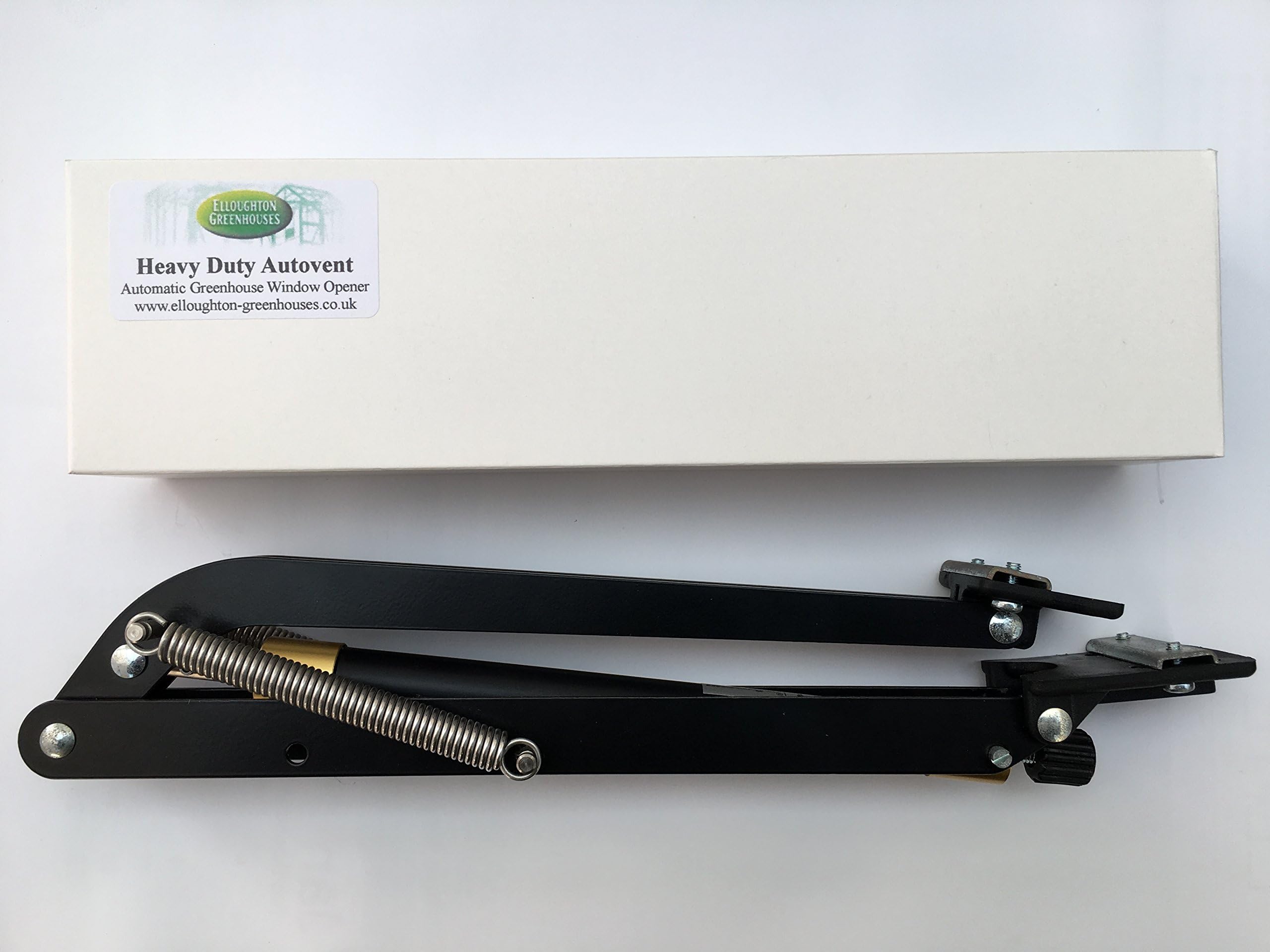 Thermofor Double Spring Heavy Duty Automatic Greenhouse Window Opener. Opens Roof Vents and Also Top Hung Side Vents