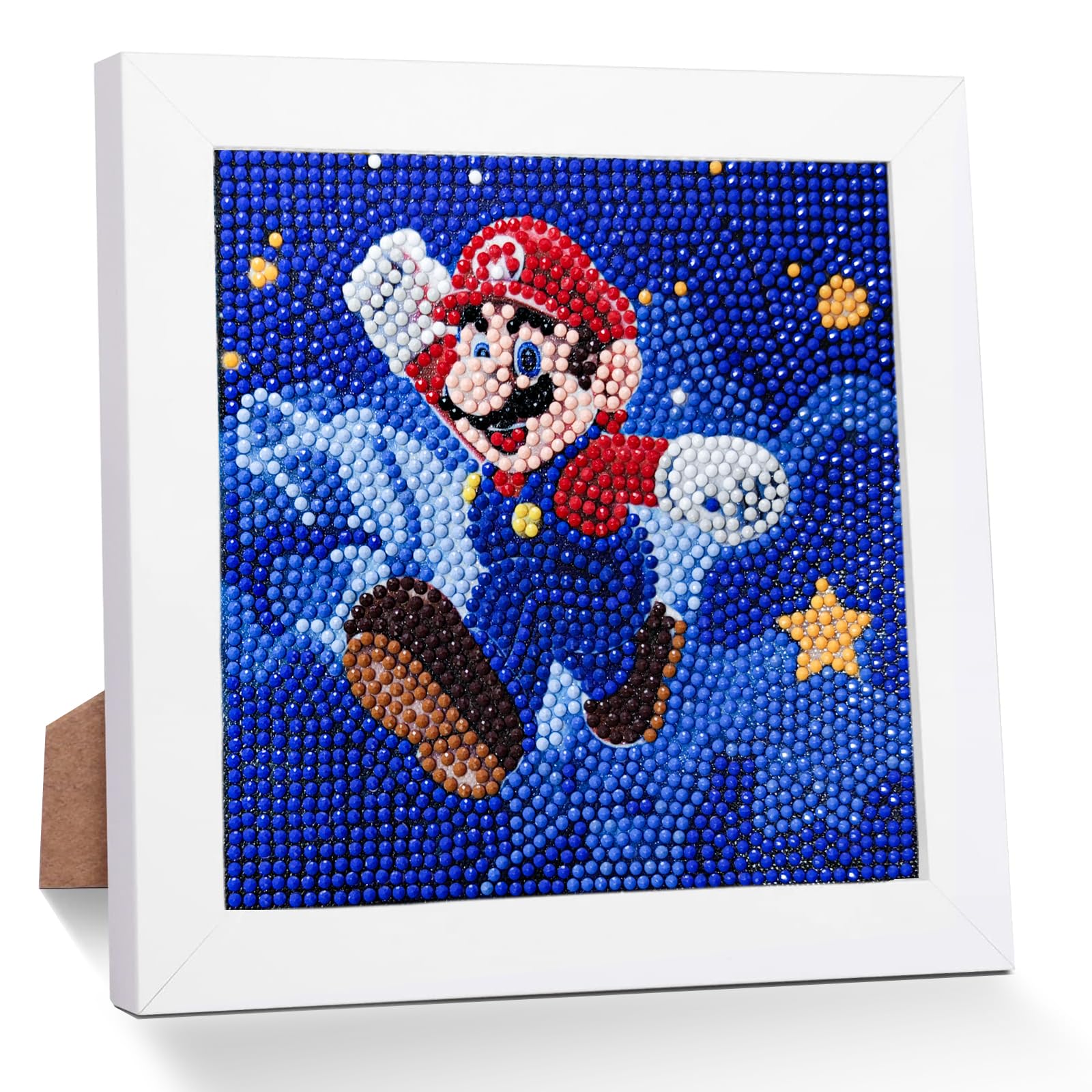 Kit Diamond Painting 5D Per Bambini 6+ E Adulti, Super Bros