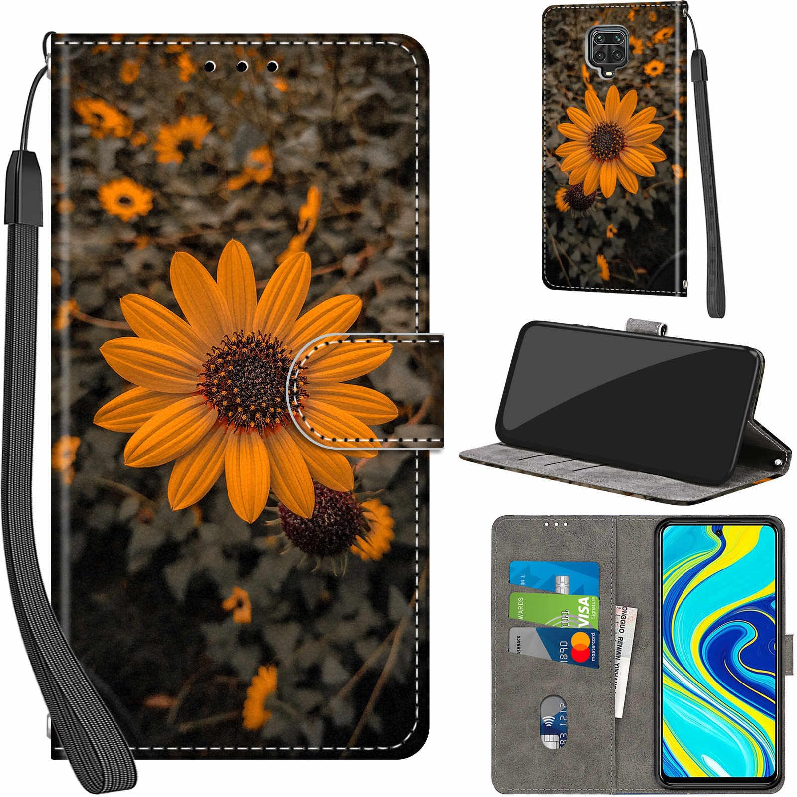 Haninsuze Cover per Xiaomi Redmi Note 9S / Note 9 Pro/Note 9 Pro Max, Custodia Interno TPU Antiurto Portafoglio con Disegni [schede Fessura] [Supporto Stand] Cover Libro in PU Pelle (panda