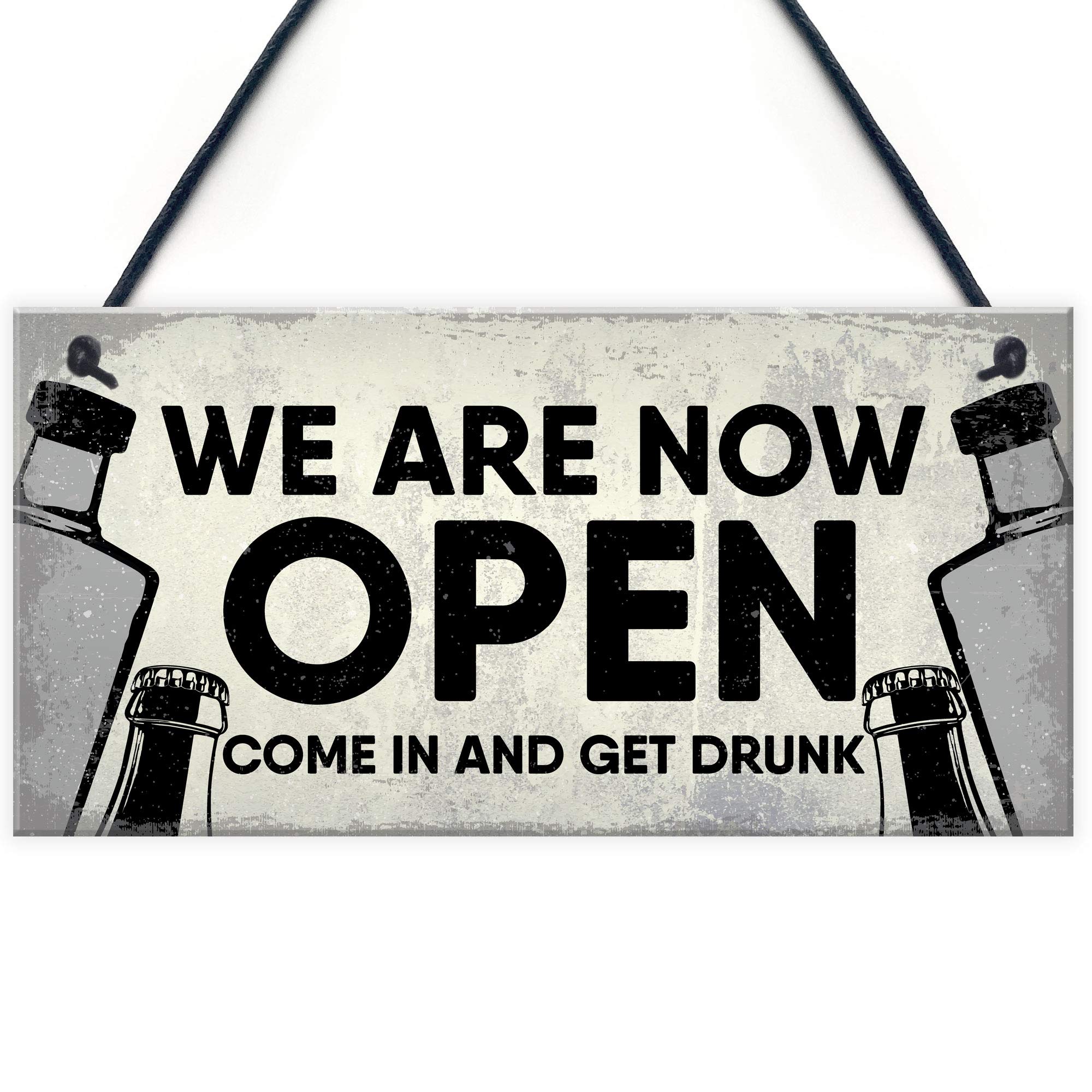 Red Ocean Funny Bar Sign Garden Signs And Plaques Home Bar Sign Alcohol Gift Man Cave Shed Sign