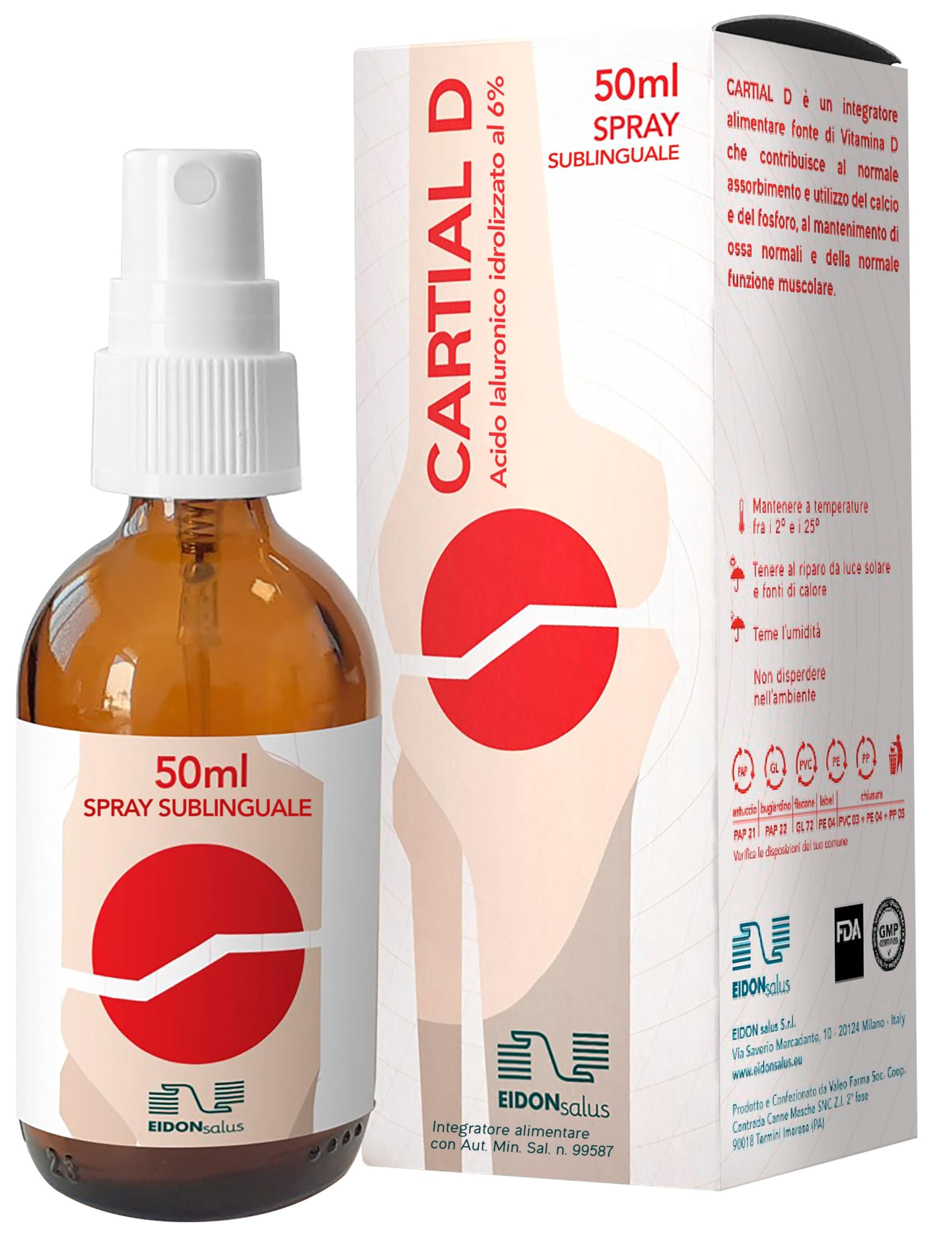 Acido Ialuronico Sublinguale con Vitamina D3 – Integratore Liquido ad Assorbimento Rapido Articolazioni – Supporto per Articolazioni e Mobilità – Formula ad Alta Biodisponibilità – 50 ml