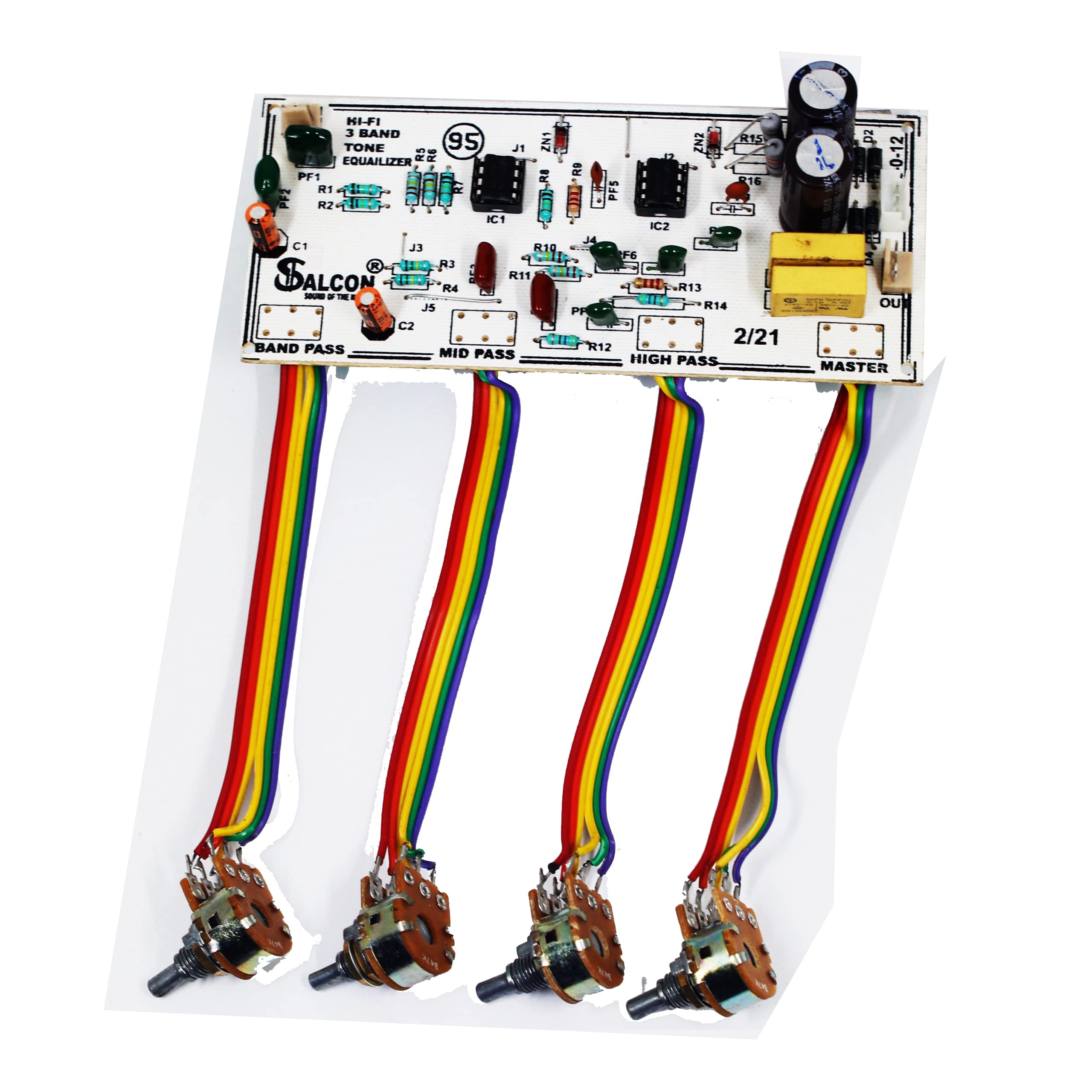 Pre Assembled Preamp 4 Tone