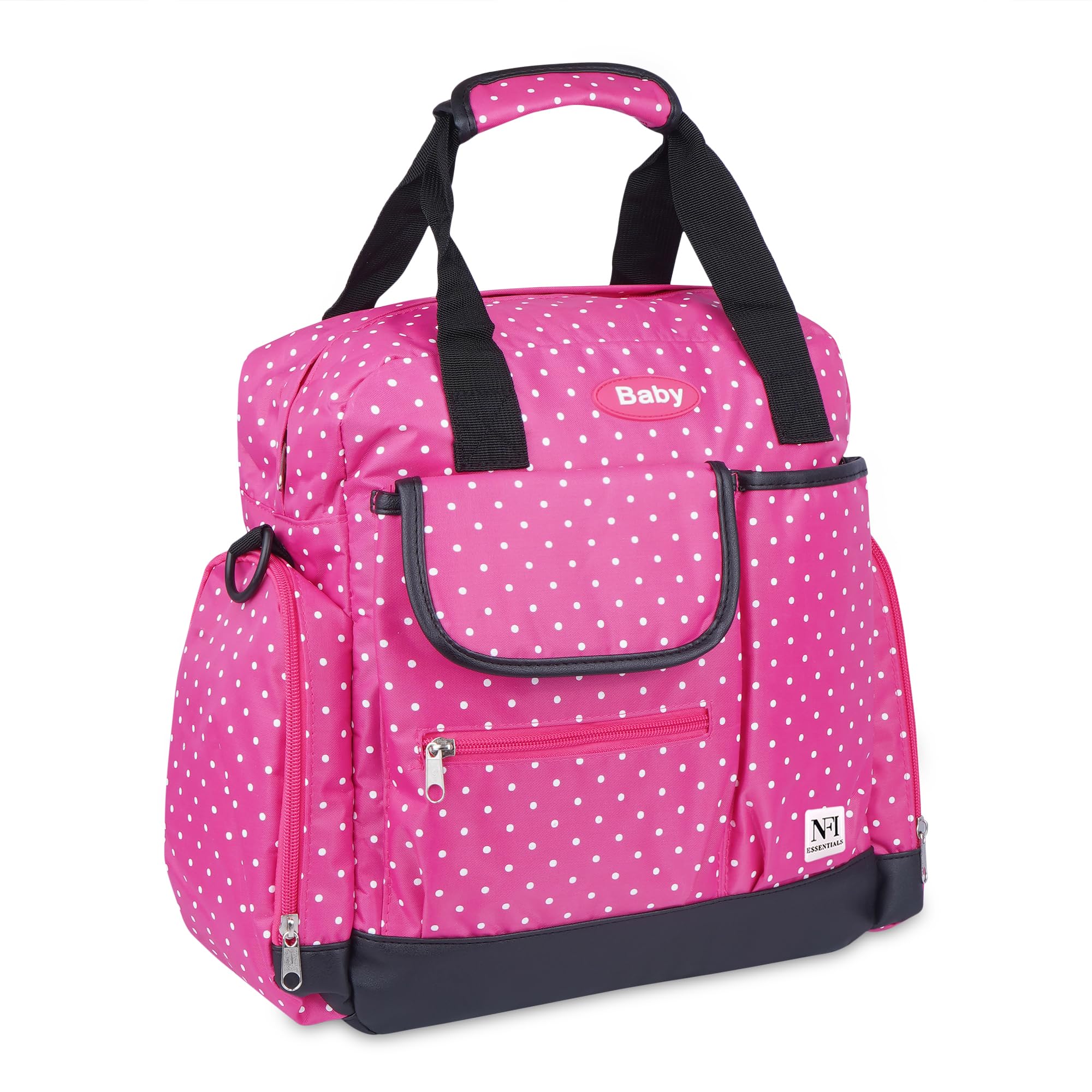 NFI essentials Diaper Bag for Mothers Newborn Baby Bag for Travel Hospital Bag for Mom Maternity Bag for Mother Multiple Pocket Water Resistant Small Baby Bag Large Size Diaper Travling Bag-picture-27