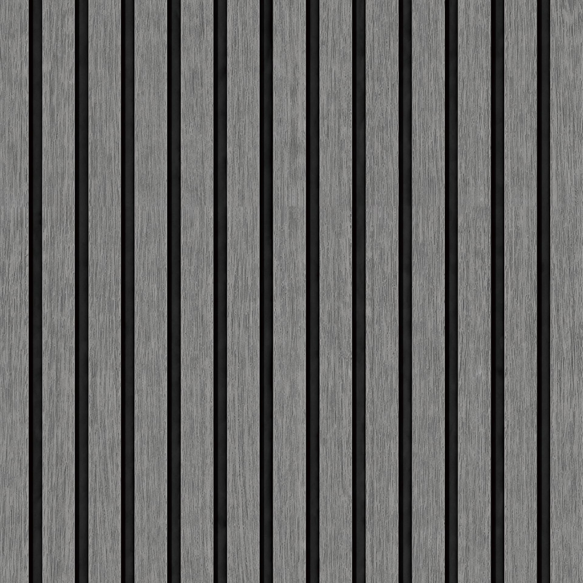 Fiula Grey Wood Slat Wallpaper Peel and Stick 44CM x 500CM – Modern Acoustic Wall Panel Effect, Self Adhesive 3D Wood Panel Contact Paper for Living Room Bedroom TV Background Wall — image 1