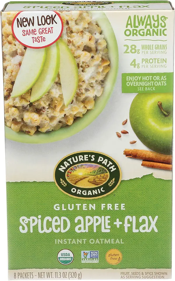 NATURES PATH CEREAL HOT GF SPC APP FLX USDA Organic