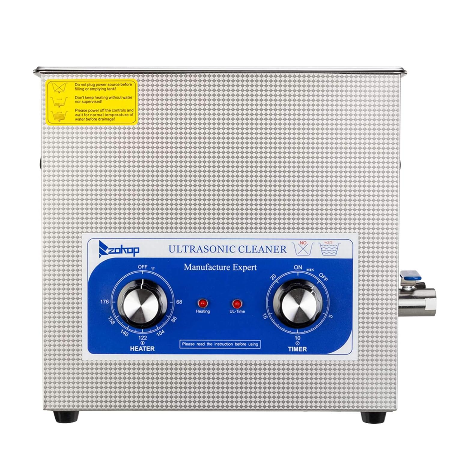 Mechanical Ultrasonic Cleaner; Stainless Steel Ultrasonic