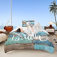 Vista 21 de Juego de Edredón de Axolotls Tamaño Individual, Juego de Ropa de Cama Azul Rosa para Niños de 2 Piezas con 1 Funda de Almohada, Edredón de Plumón