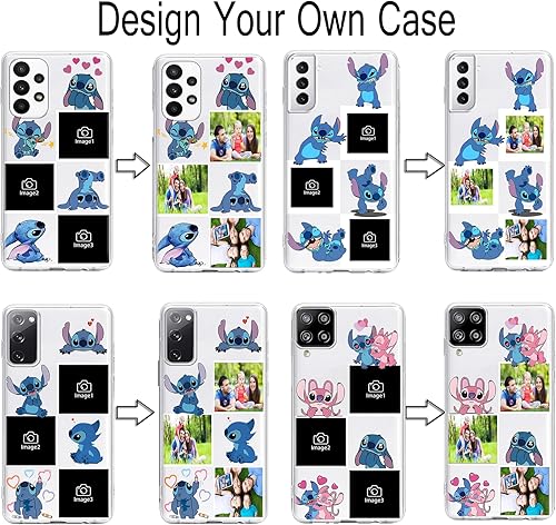 Miniatura 2 de Personalizacion Múltiples Imágenes Funda para teléfono personalizada para Samsung Galaxy A53 5G Case 6.5", Funda de TPU suave TPU para familia Amigo