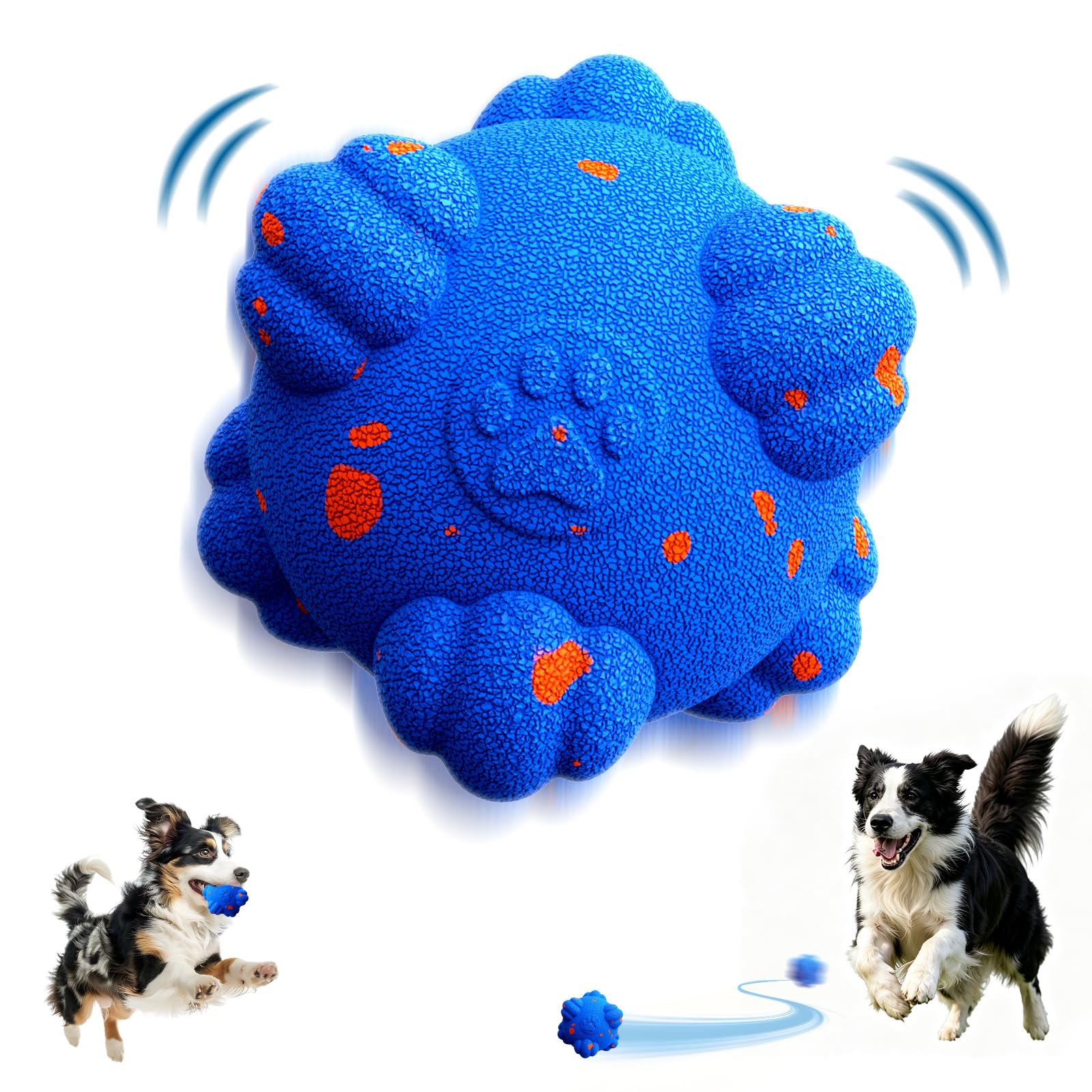 Balle intelligente interactive pour chien – rebondissement et roulement automatiques, 3 modes interactifs, matériau E-TPU résistant à la mastication, étanche, balle Chase Pet pour chiens de