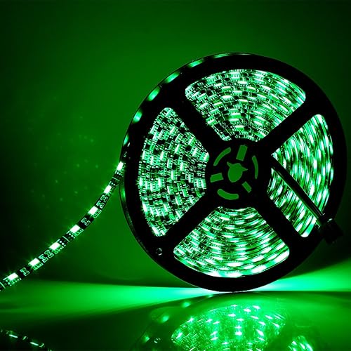 Vista 8 de SUPERNIGHT Tiras de luces LED, 16.4 pies 5M SMD 5050 impermeables 300LEDs RGB flexibles que cambian de color para dormitorio, retroiluminación