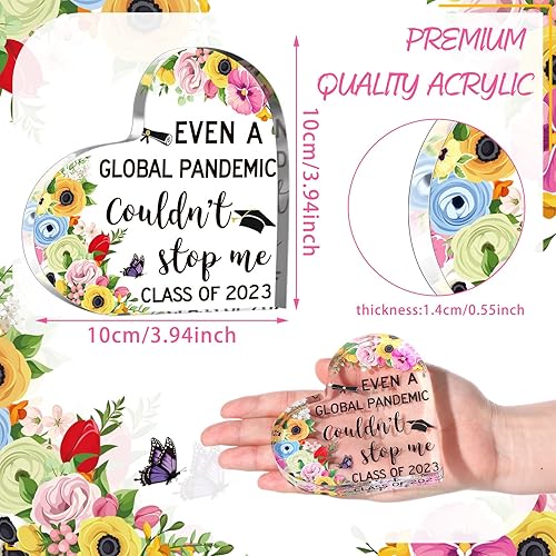 Vista 8 de Jetec Regalos de acrílico inspiradores de mariposa para él, ella, mujeres, hombres, universidad, universidad, secundaria, valiente, acrílico