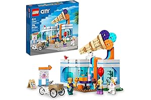LEGO City Ice-Cream Shop: Where Sweet Treats Cool Down the Day's Adventures
