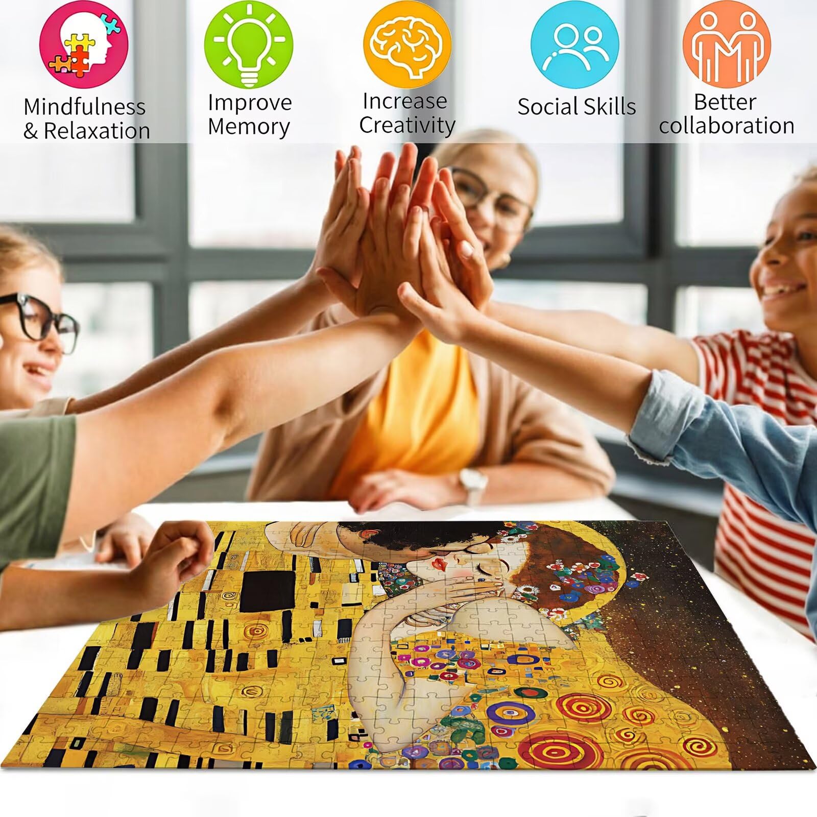 Puzzle 5000 Pezzi sogno Puzzle in Legno, Collezione Challenge, coppie Jigsaw Stampa ad Alta Definizione per La Casa Divertimento in Famiglia, Giochi Educativi e Decorazione Parete 156.5x105.5cm 8p-558