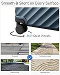 LUGGEX Carry On Luggage for Airplanes, Polycarbonate Expandable Hard Shell Suitcase for Travelling, Charcoal Metallic