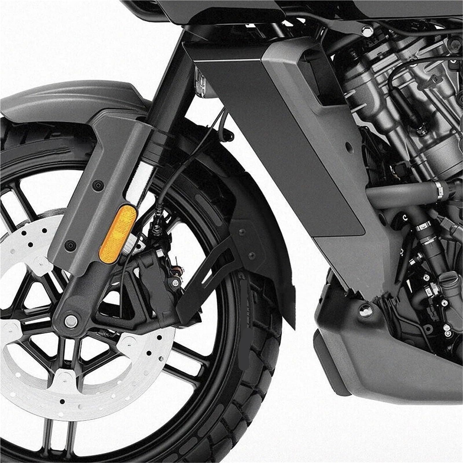 Adatto per Pan America Special PA1250S 2021-2024 Moto Parafango Estesa Anteriore Splash Guard protezione forcella