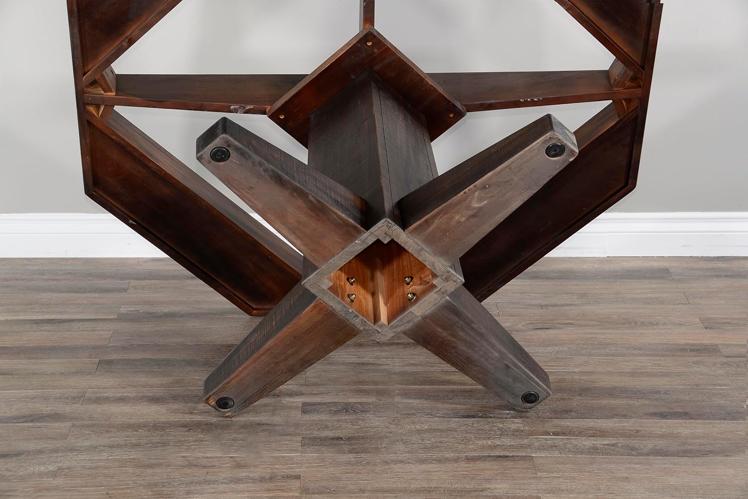Empire USA Blaze Poker Game & Dining Table (Smokehouse Finish Table)