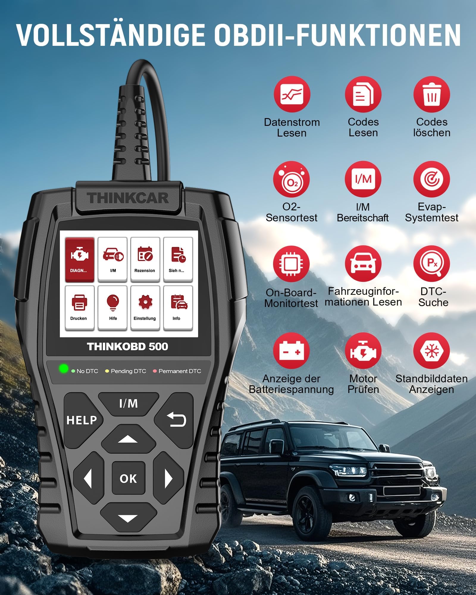 ThinkOBD500 OBD2 Diagnosegerät