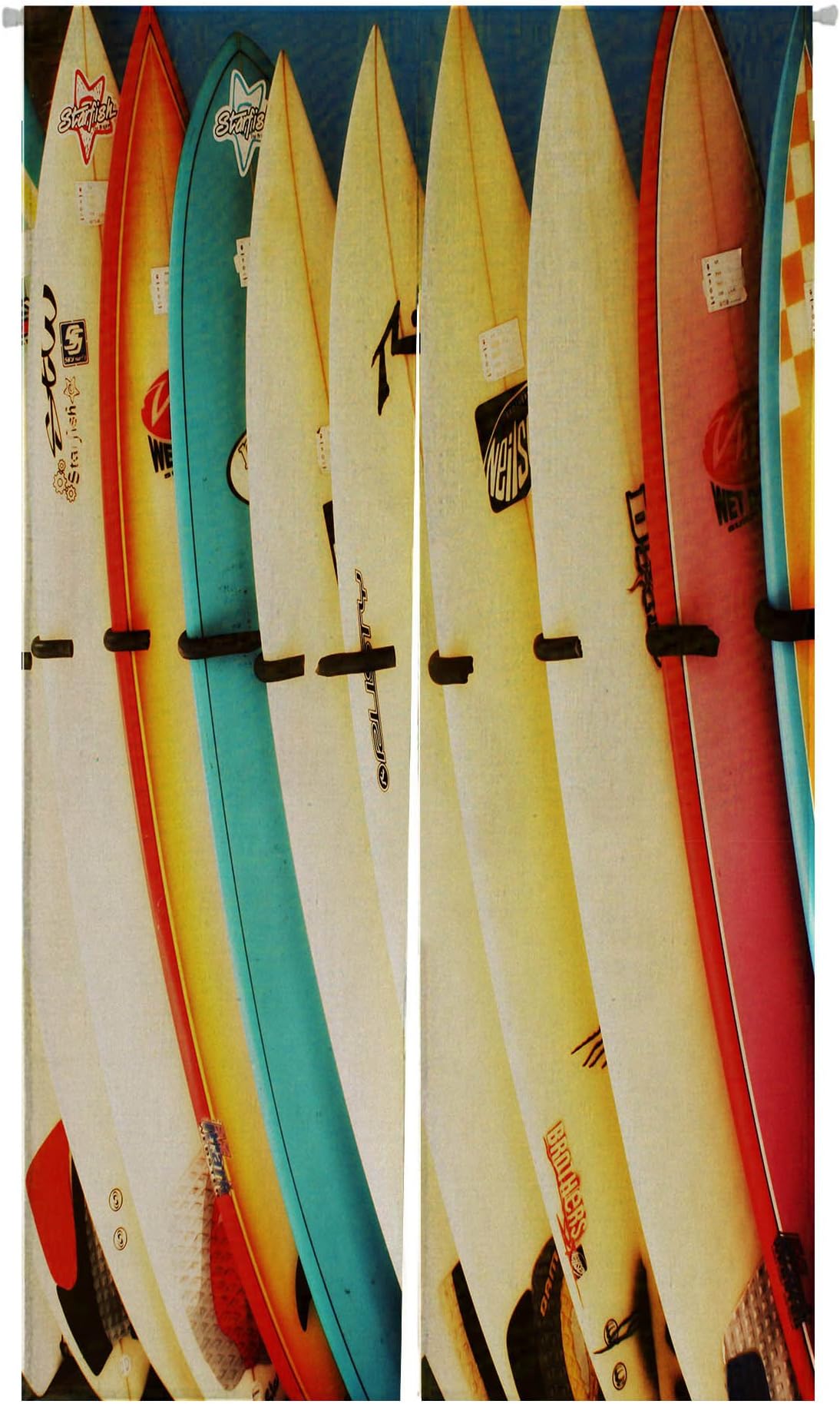 Custom Colorful Surfboard Tapestry Wall Hanging Safari Animal Wall Decor Art for Living Room Bedroom Dorm Decoration 85x150 cm
