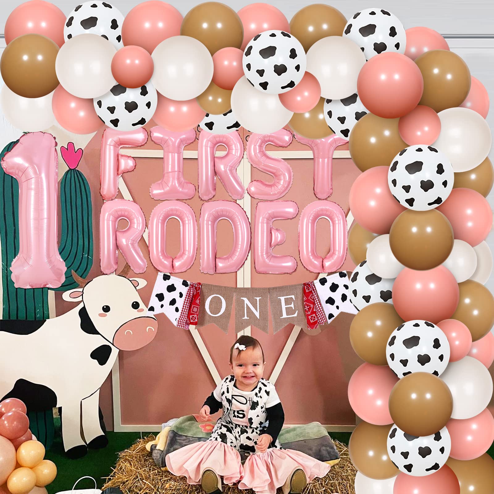 Aazon.co: Cowboy 1st Birthday High Chair Banner - Y First Rodeo