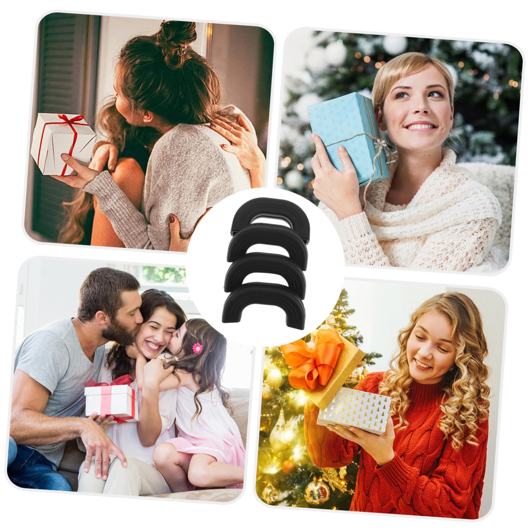 4 Piezas Fundas de Silicona para Asas de Ollas Antideslizantes y Aislantes Térmicos Protección contra Quemaduras para Cocina y Cómoda