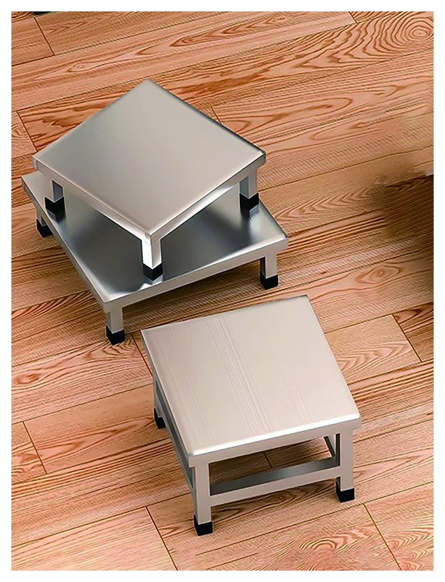 Base for Muebles y electrodomésticos, Estante Elevador de Acero Inoxidable, Plataforma de Almacenamiento for Lavadora, refrigerador y Secadora.(60x40x20cm)